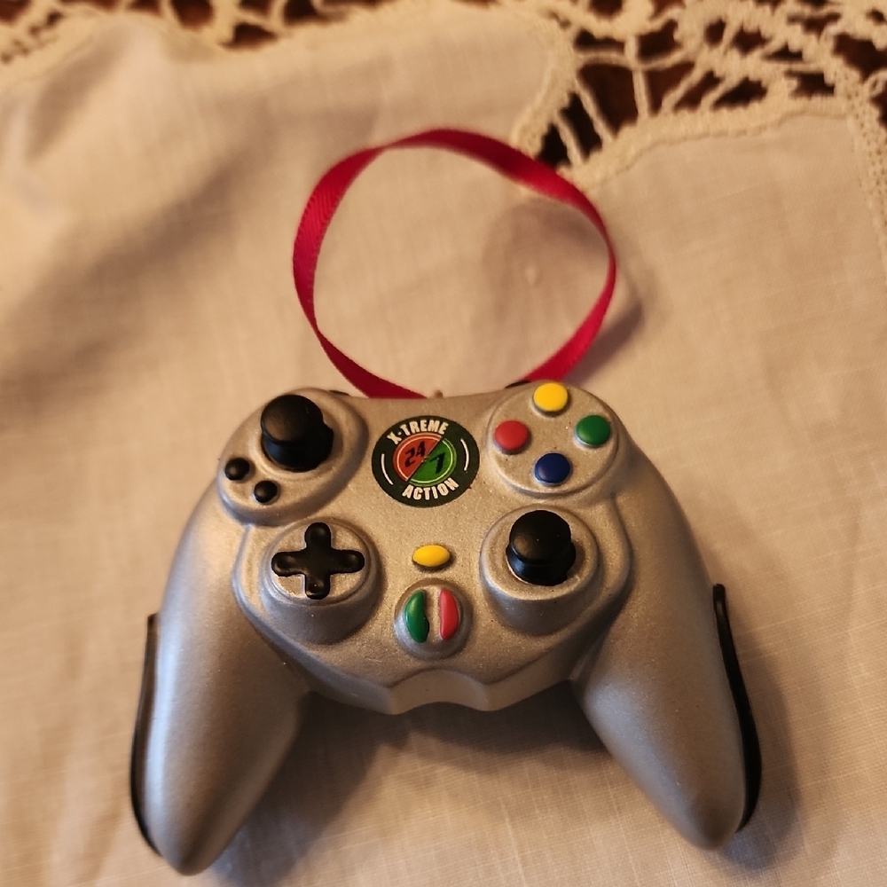 Silver Game Controller